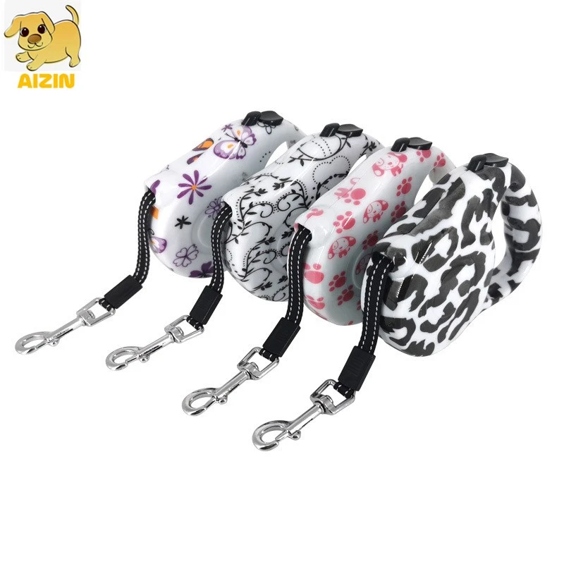 3M Retractable Dog Leashes Automatic Flexible Print Puppy Cat Strong Reflective Nylon Collar Leads For Small Medium Pet Product
3M Retractable Dog Leashes Automatic Flexible Print Puppy Cat Strong Reflective Nylon Collar Leads For Small Medium Pet Product