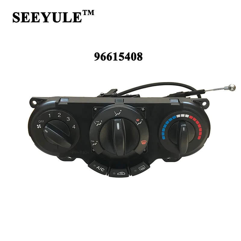 SEEYULE Car A/C Heater Control Panel 96615408 Air Conditioner Climate Switch for Daewoo Lacetti Chevrolet Nubira Optra Excelle
SEEYULE Car A/C Heater Control Panel 96615408 Air Conditioner Climate Switch for Daewoo Lacetti Chevrolet Nubira Optra Excelle