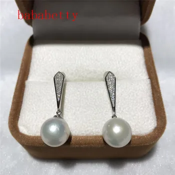 New Natural Freshwater Pearl white Edison Pearl 11-12MM Earrings inlay Tibetan Silver
New Natural Freshwater Pearl white Edison Pearl 11-12MM Earrings inlay Tibetan Silver