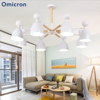Omicron Post-modern Iron Wood LED Pendant Lights 3/6/8 Arms Power Saving LED Lamps For Living Room Bedroom Home Decor Lights 
Omicron Post-modern Iron Wood LED Pendant Lights 3/6/8 Arms Power Saving LED Lamps For Living Room Bedroom Home Decor Lights