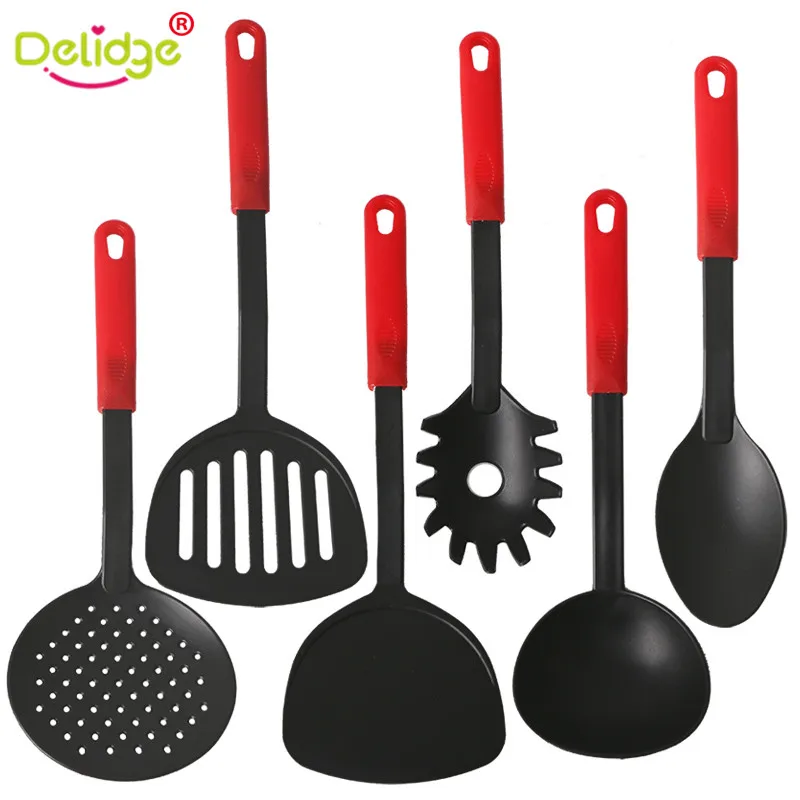 6 pcs/set Cooking Tool Set Food-Grade Nylon Non-Stick Kitchen Utensils Set Heat-Resistant Cooking Utensil Set
6 pcs/set Cooking Tool Set Food-Grade Nylon Non-Stick Kitchen Utensils Set Heat-Resistant Cooking Utensil Set