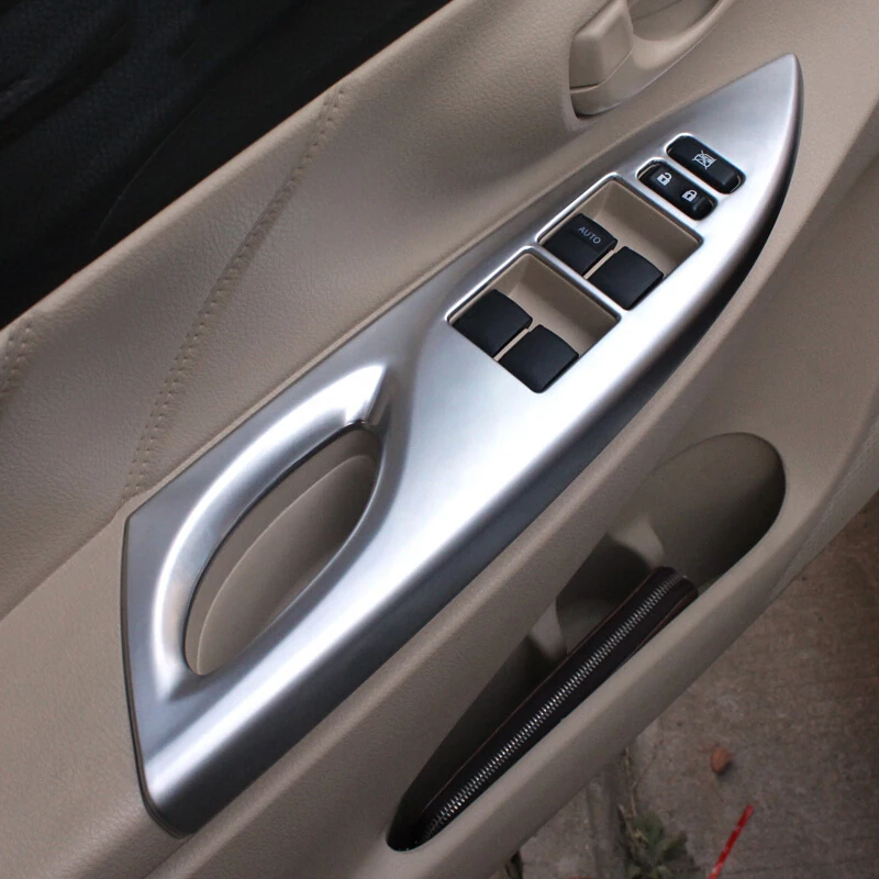 For Toyota Vios/Yaris sedan 2014 Car Styling Accessories ABS Chrome Door Window glass Lift Control Switch Panel Cover Trim
For Toyota Vios/Yaris sedan 2014 Car Styling Accessories ABS Chrome Door Window glass Lift Control Switch Panel Cover Trim