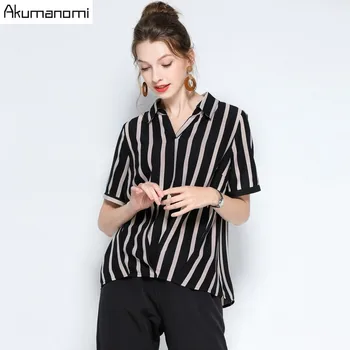 Summer Blouse For Women 2019 Plus Size 5XL Black Short Sleeve Turn-down Collar Tops Office Shirt Free Shipping Blusas Camisa New
Summer Blouse For Women 2019 Plus Size 5XL Black Short Sleeve Turn-down Collar Tops Office Shirt Free Shipping Blusas Camisa New