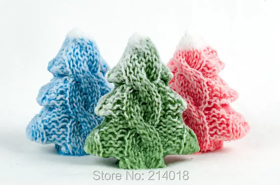 Soap mold Christmas tree knitted silicone mold silicone mould candle molds for cake decorations
Soap mold Christmas tree knitted silicone mold silicone mould candle molds for cake decorations