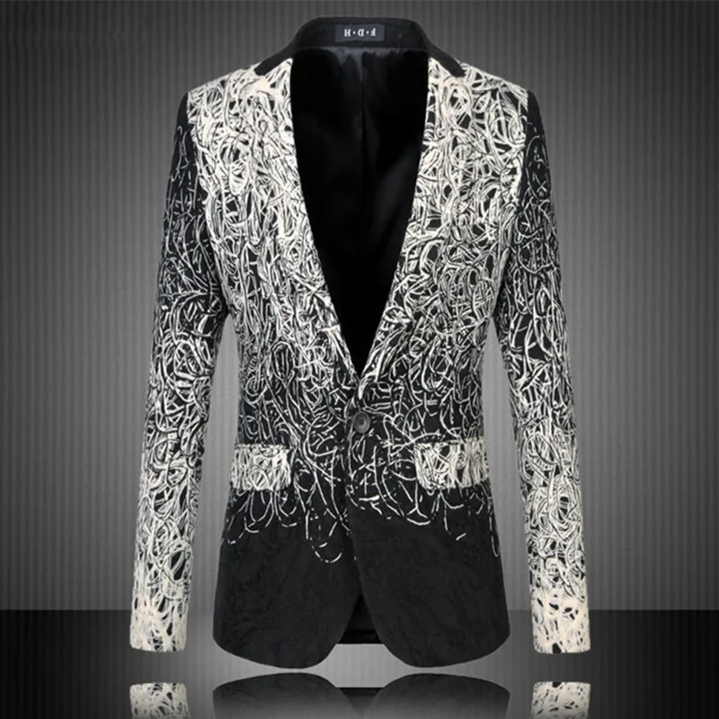 Blazer Masuclino Plus Size 4XL 5XL 6XL 2015 Mens Floral Blazer Terno Masculino High Workmanship Blazer Homme Mens Vintage Suit
Blazer Masuclino Plus Size 4XL 5XL 6XL 2015 Mens Floral Blazer Terno Masculino High Workmanship Blazer Homme Mens Vintage Suit