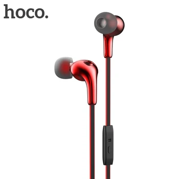 HOCO Metallic In-ear Earphone Earbuds Stereo Sport Headphone Noise Isolating with Mic Wired Headset 3.5mm Jack for iphone 5 6S
HOCO Metallic In-ear Earphone Earbuds Stereo Sport Headphone Noise Isolating with Mic Wired Headset 3.5mm Jack for iphone 5 6S