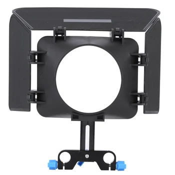 Matte Box Camshade for 15mm Rail Rod Follow Focus Rig Cage Movie Kit Film Making System for Nikon Canon DSLR Camera Camcorder DV
Matte Box Camshade for 15mm Rail Rod Follow Focus Rig Cage Movie Kit Film Making System for Nikon Canon DSLR Camera Camcorder DV
