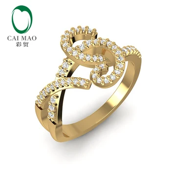 CaiMao 0.31ctw Natural Diamond 14K Yellow gold Wedding Band Ring For Women
CaiMao 0.31ctw Natural Diamond 14K Yellow gold Wedding Band Ring For Women