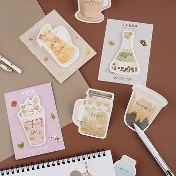 30 Pages Creative Milk Tea Series Sticky Note Cute Memo Pad Sticker Post It Bookmark Marker Office Supplies
30 Pages Creative Milk Tea Series Sticky Note Cute Memo Pad Sticker Post It Bookmark Marker Office Supplies