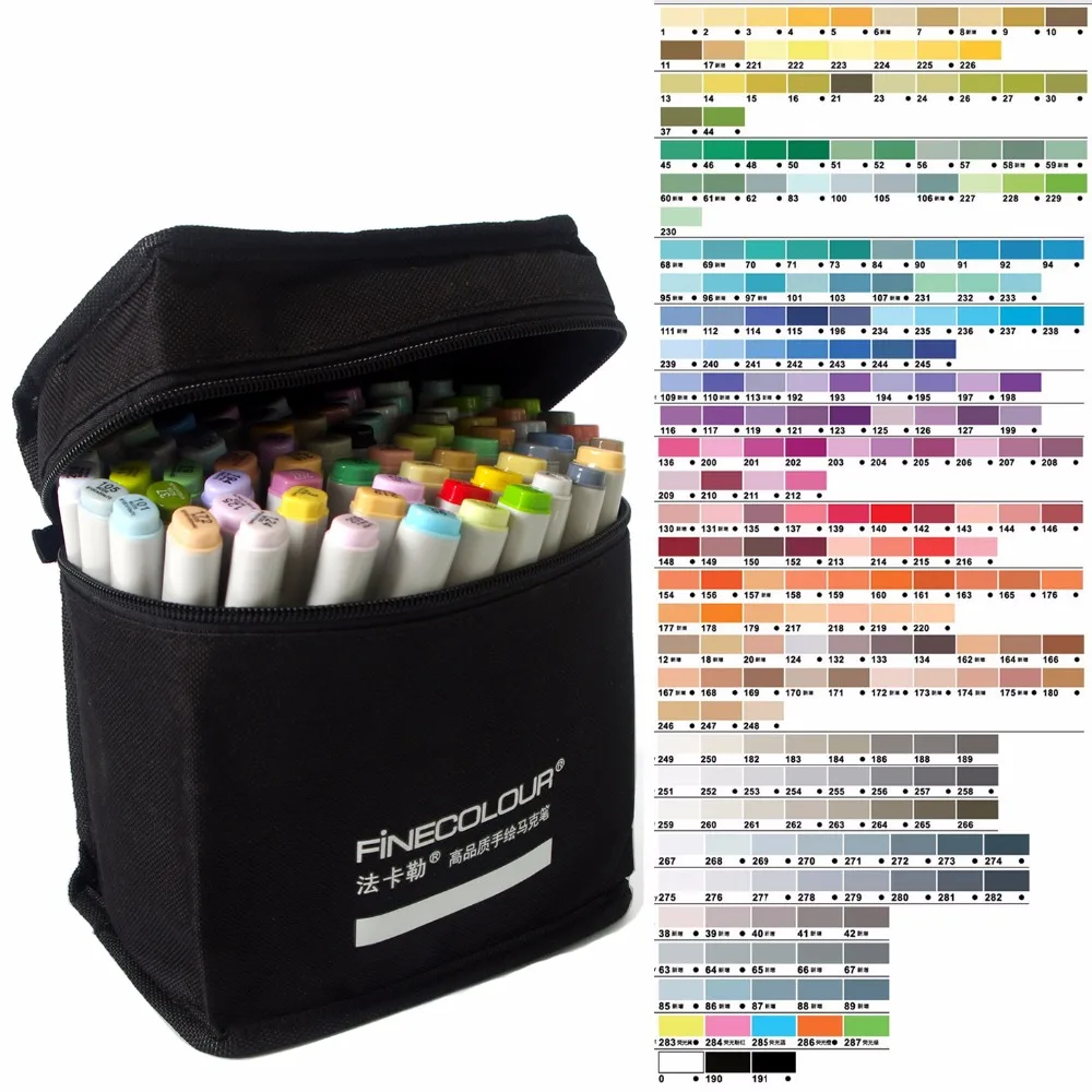 36/48/60/72 Colors Set Dual Head Sketch Markers Set For Manga School Student Drawing Marker Pen Design Marker Art Supplies
36/48/60/72 Colors Set Dual Head Sketch Markers Set For Manga School Student Drawing Marker Pen Design Marker Art Supplies