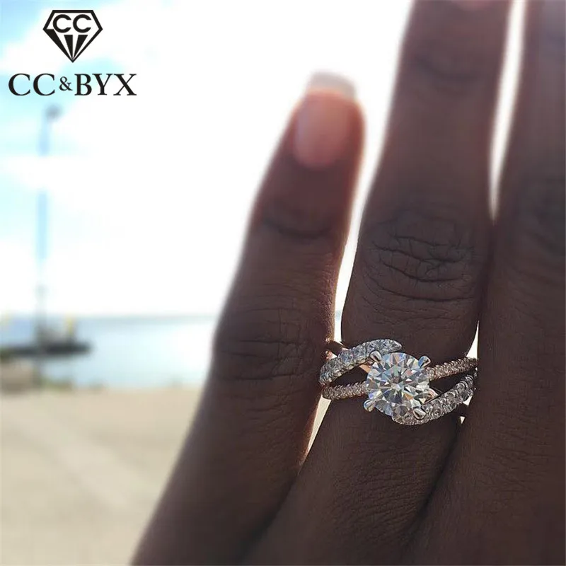 CC Wedding Rings For Women Bridal Wedding Luxury Jewelry Round Stone Cubic Zirconia Ring Rose Gold Color Aniios Mujer CC2110
CC Wedding Rings For Women Bridal Wedding Luxury Jewelry Round Stone Cubic Zirconia Ring Rose Gold Color Aniios Mujer CC2110