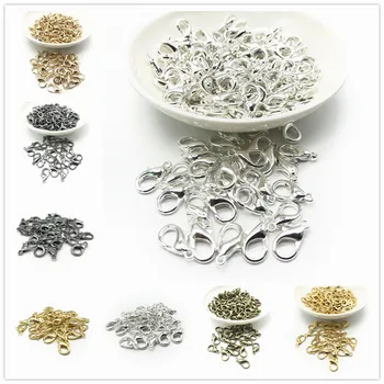 Metal lobster clasp 20PCS 10-16mm jewelry making loose lobster parrot clasp DIY Necklace Bracelet
Metal lobster clasp 20PCS 10-16mm jewelry making loose lobster parrot clasp DIY Necklace Bracelet