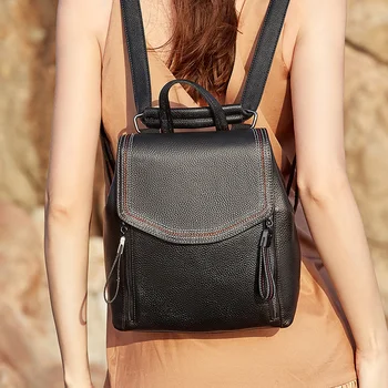 Wholesale Genuine Leather Backpack Women Fashion School Backpack for Girls Travel Shoulder Bag Purse Rucksack Sac a dos mochilas
Wholesale Genuine Leather Backpack Women Fashion School Backpack for Girls Travel Shoulder Bag Purse Rucksack Sac a dos mochilas