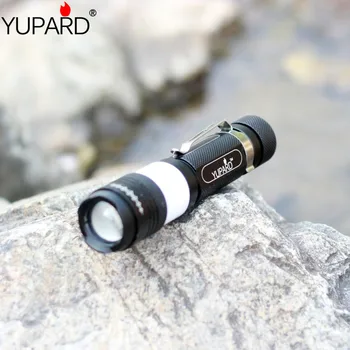 YUPARD USB charging Flashlight T6 LED zoomable Torch camping lantern focus 18650 rechargeable battery Torch free shipping
YUPARD USB charging Flashlight T6 LED zoomable Torch camping lantern focus 18650 rechargeable battery Torch free shipping
