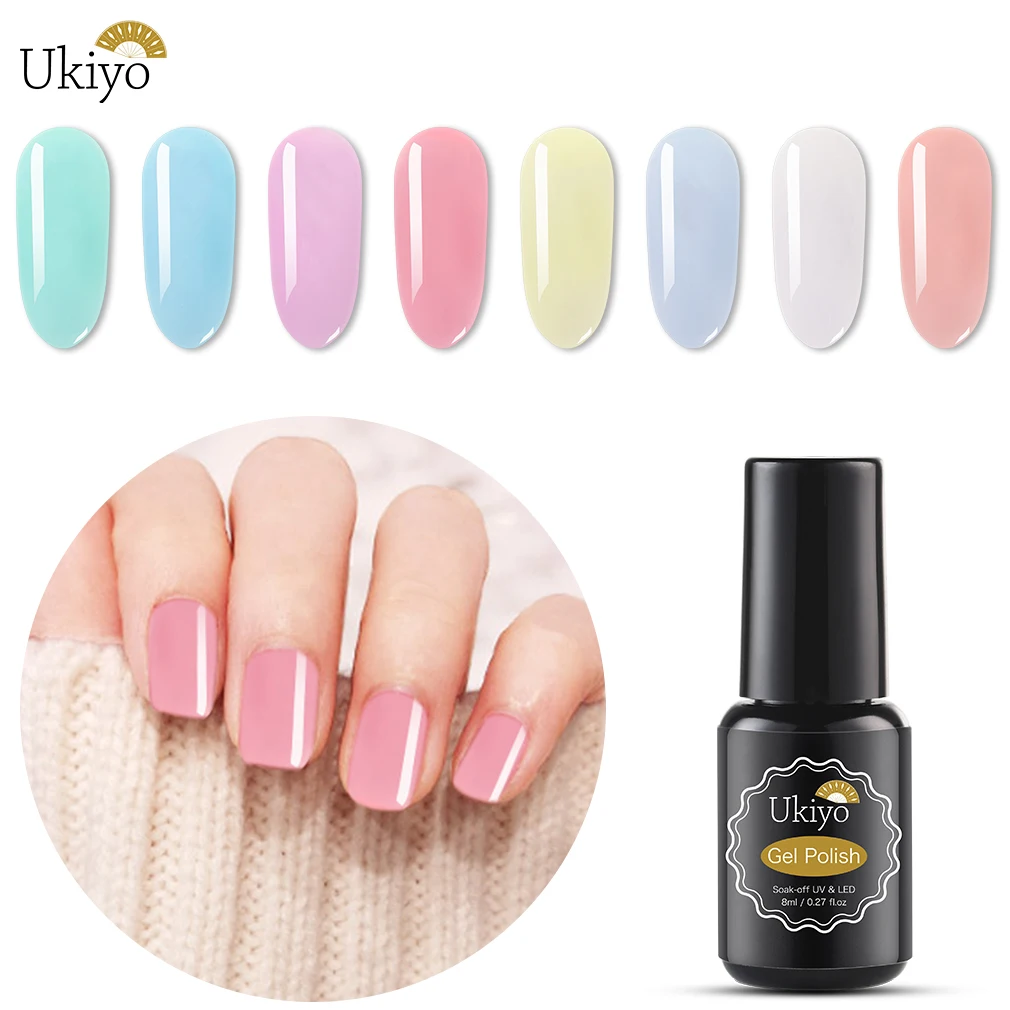 Ukiyo 8ml Jelly Gel Polish Nude Color UV LED Gel Nail Polish Semi Permanent Translucent Nail Gel Varnish Manicure Lucky Lauquer
Ukiyo 8ml Jelly Gel Polish Nude Color UV LED Gel Nail Polish Semi Permanent Translucent Nail Gel Varnish Manicure Lucky Lauquer