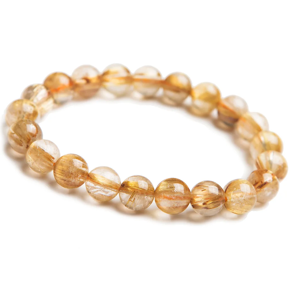 Genuine Natural Brazil Gold Rutilated Titanium Quartz Crystal Woman Man 9mm Gemstone Round Beads Bracelet Jewelry Bangle AAAA
Genuine Natural Brazil Gold Rutilated Titanium Quartz Crystal Woman Man 9mm Gemstone Round Beads Bracelet Jewelry Bangle AAAA