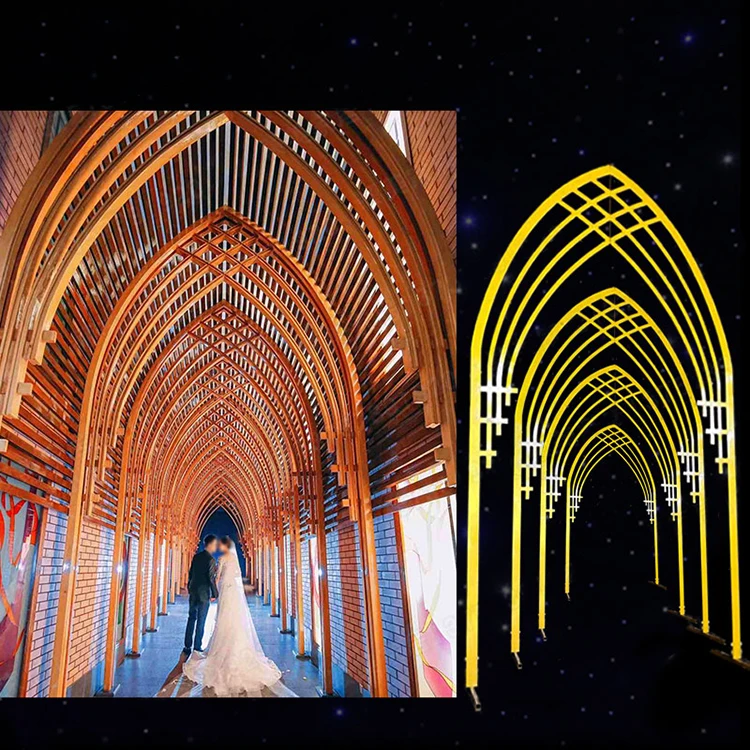Wedding props new tieyi fantasy time tunnel stage stage wedding props arched corridor decoration decoration.
Wedding props new tieyi fantasy time tunnel stage stage wedding props arched corridor decoration decoration.