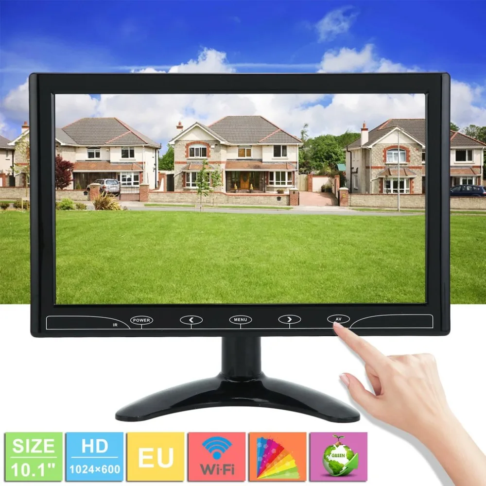 Portable 10.1 Inch Dash-Board VGA+HDMI+AV Display HD Computer TV CCTV Security Monitor Surveillance Screen 1024x600 EU Plug
Portable 10.1 Inch Dash-Board VGA+HDMI+AV Display HD Computer TV CCTV Security Monitor Surveillance Screen 1024x600 EU Plug