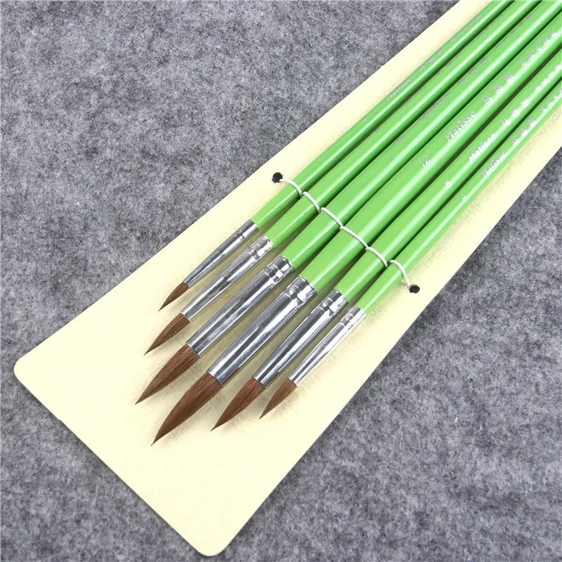 1pcs Matisse High Quality Painting Pen Woodiness wolf hair Hook Line Art Stationery Paint Watercolor Brush
1pcs Matisse High Quality Painting Pen Woodiness wolf hair Hook Line Art Stationery Paint Watercolor Brush