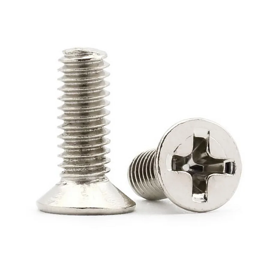 5Pcs M4 Flat Head Screws GB819 Nickel Plated Machine Countersunk Bolt Fastener Phillips Screw Length 6/8/10/12/14/16/20mm
5Pcs M4 Flat Head Screws GB819 Nickel Plated Machine Countersunk Bolt Fastener Phillips Screw Length 6/8/10/12/14/16/20mm
