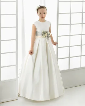 Newest 2019 cheap first communion dresses for girls Satin Sleeveless Empire Flower Girl Dresses for weddings girls pageant dress
Newest 2019 cheap first communion dresses for girls Satin Sleeveless Empire Flower Girl Dresses for weddings girls pageant dress