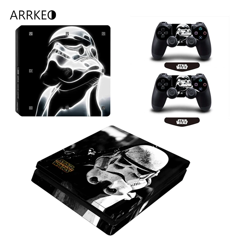 ARRKEO Star Wars Vinyl Cover Decal PS4 Slim Skin Sticker Accessories for PlayStation 4 Slim Console 2 Controllers Christmas Gift
ARRKEO Star Wars Vinyl Cover Decal PS4 Slim Skin Sticker Accessories for PlayStation 4 Slim Console 2 Controllers Christmas Gift