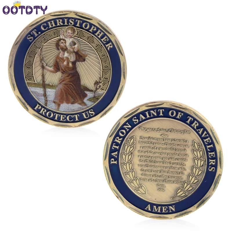 St. Christopher Patron Saint Of Travelers Commemorative Challenge Coin Collection
St. Christopher Patron Saint Of Travelers Commemorative Challenge Coin Collection