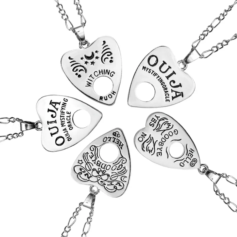 Ouija Pendant Necklace 4 Styles Women Heart Hello Necklaces Metal Statement Pendants In Jewelry Collier Femme
Ouija Pendant Necklace 4 Styles Women Heart Hello Necklaces Metal Statement Pendants In Jewelry Collier Femme
