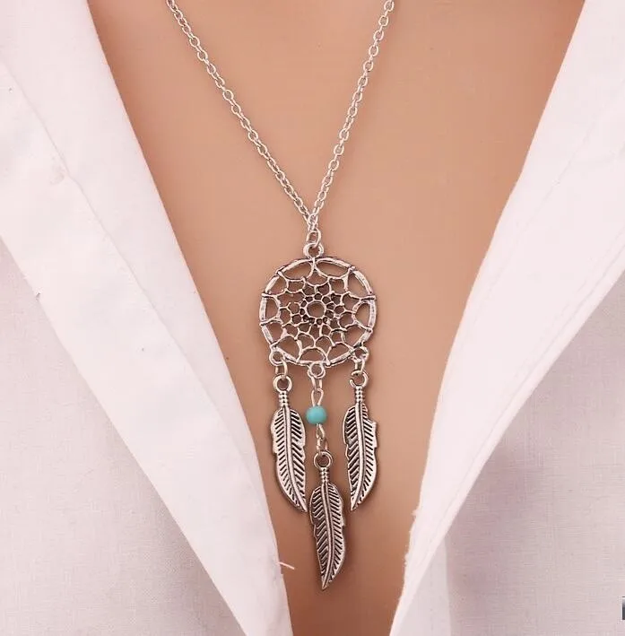 Stylish Jewelry Best Deal Fashion Retro Women Tassels Feather Pendant Necklace Dream Catcher Pendant Chain Necklace charm Gift
Stylish Jewelry Best Deal Fashion Retro Women Tassels Feather Pendant Necklace Dream Catcher Pendant Chain Necklace charm Gift