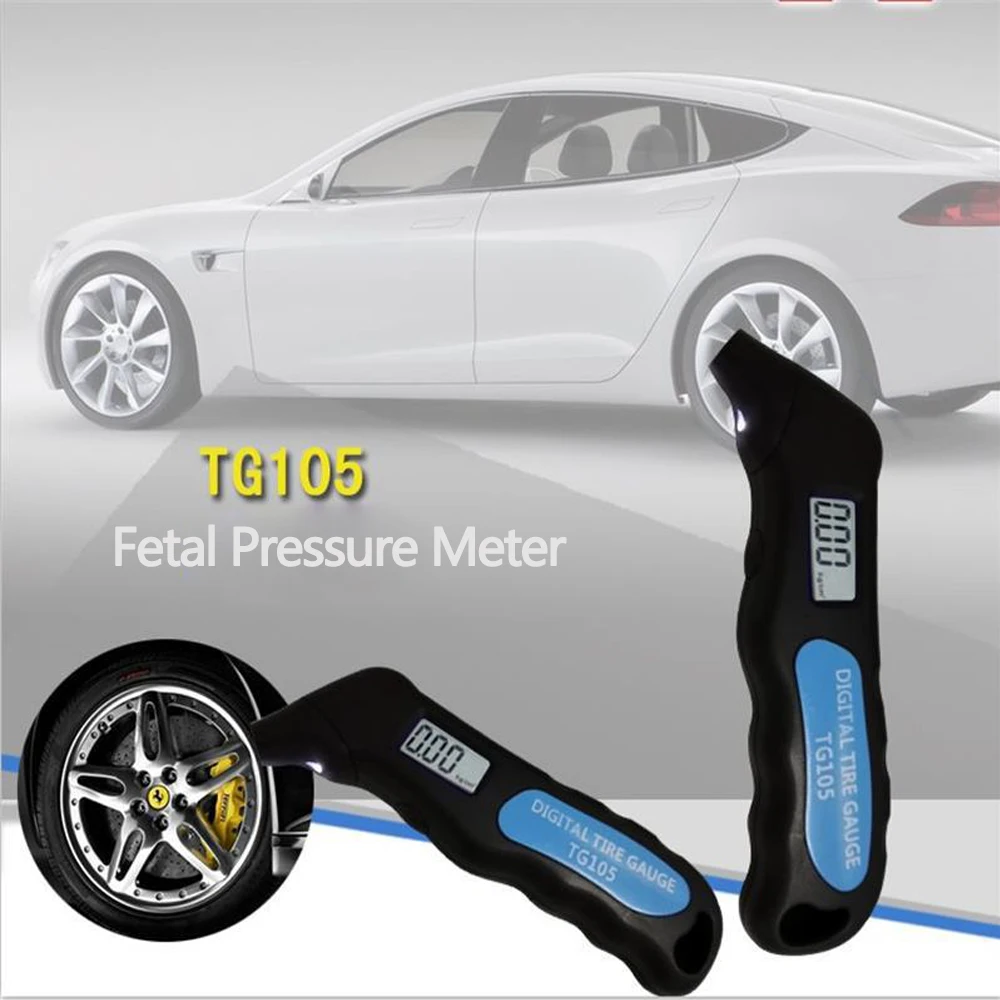 LCD Display Digital Car Tire Tyre Air Pressure Gauge Meter Manometer Barometers Tester for Car Truck Motorcycle Bike TG105
LCD Display Digital Car Tire Tyre Air Pressure Gauge Meter Manometer Barometers Tester for Car Truck Motorcycle Bike TG105