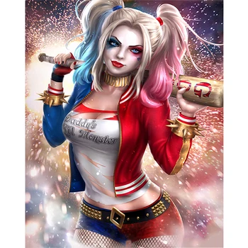 5D DIY Full Drill Round Diamond Painting Suicide Squad Pattern Diamond Embroidery Cross Stitch Stickers Hobbie Needlework
5D DIY Full Drill Round Diamond Painting Suicide Squad Pattern Diamond Embroidery Cross Stitch Stickers Hobbie Needlework