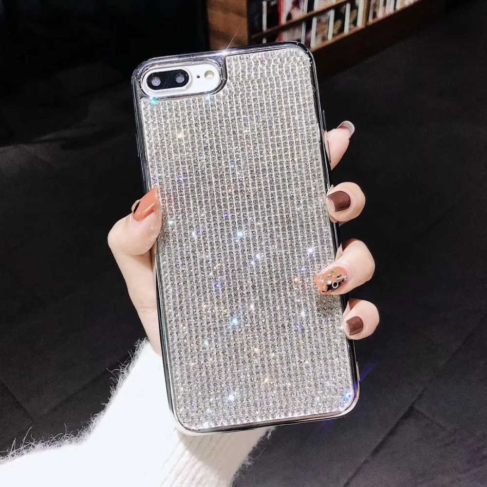 FastDeng For iPhone 7Plus X Case Glitter Jewelled Grid Silver Plating Cover Case For iPhone 6 6S 6PLUS 7 8 8PLLUS XS XR XS MAX
FastDeng For iPhone 7Plus X Case Glitter Jewelled Grid Silver Plating Cover Case For iPhone 6 6S 6PLUS 7 8 8PLLUS XS XR XS MAX
