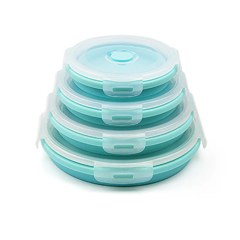 4PCs 800ml Portable Silicone Collapsible Lunch Box Microwave Foldable Bento Bowl Travel Outdoor Food Storage Container
4PCs 800ml Portable Silicone Collapsible Lunch Box Microwave Foldable Bento Bowl Travel Outdoor Food Storage Container