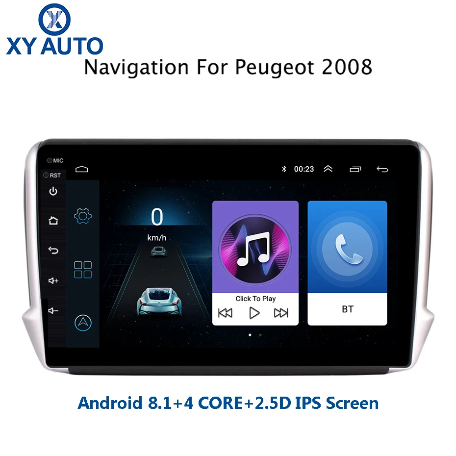 9 inch 2.5D IPS Tempered HD multi-touch screen Android 8.1 NAVI for peugeot 2008 2015-2018 with Bluetooth USB WIFI support SWC
9 inch 2.5D IPS Tempered HD multi-touch screen Android 8.1 NAVI for peugeot 2008 2015-2018 with Bluetooth USB WIFI support SWC