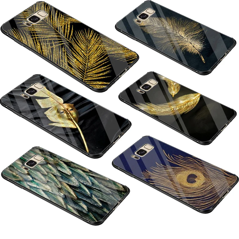 Desxz Feather Tempered Glass Case For Samsung Galaxy S7 Edge S8 S9 Plus S10 Note 8 9 Cover
Desxz Feather Tempered Glass Case For Samsung Galaxy S7 Edge S8 S9 Plus S10 Note 8 9 Cover