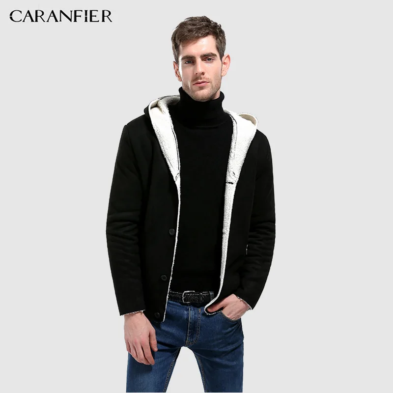 CARANFIER Autumn Coats Winter Fleece Hooded Fashion Slim Fit Casual Jackets Men Coat Male Jacket Overcoat Clothes Brand Clothing
CARANFIER Autumn Coats Winter Fleece Hooded Fashion Slim Fit Casual Jackets Men Coat Male Jacket Overcoat Clothes Brand Clothing