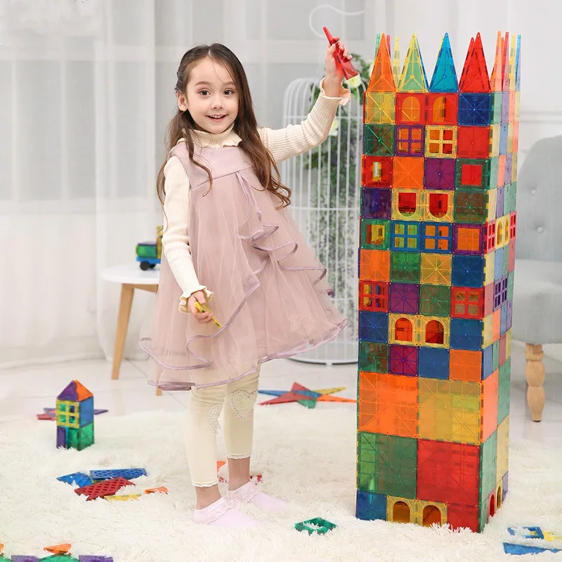 Children's Color Window Magnetic Chip Manual DIY Building Piece Magnet Blocks Magnet Tiles Kids Magnetic Construction Toys
Children's Color Window Magnetic Chip Manual DIY Building Piece Magnet Blocks Magnet Tiles Kids Magnetic Construction Toys