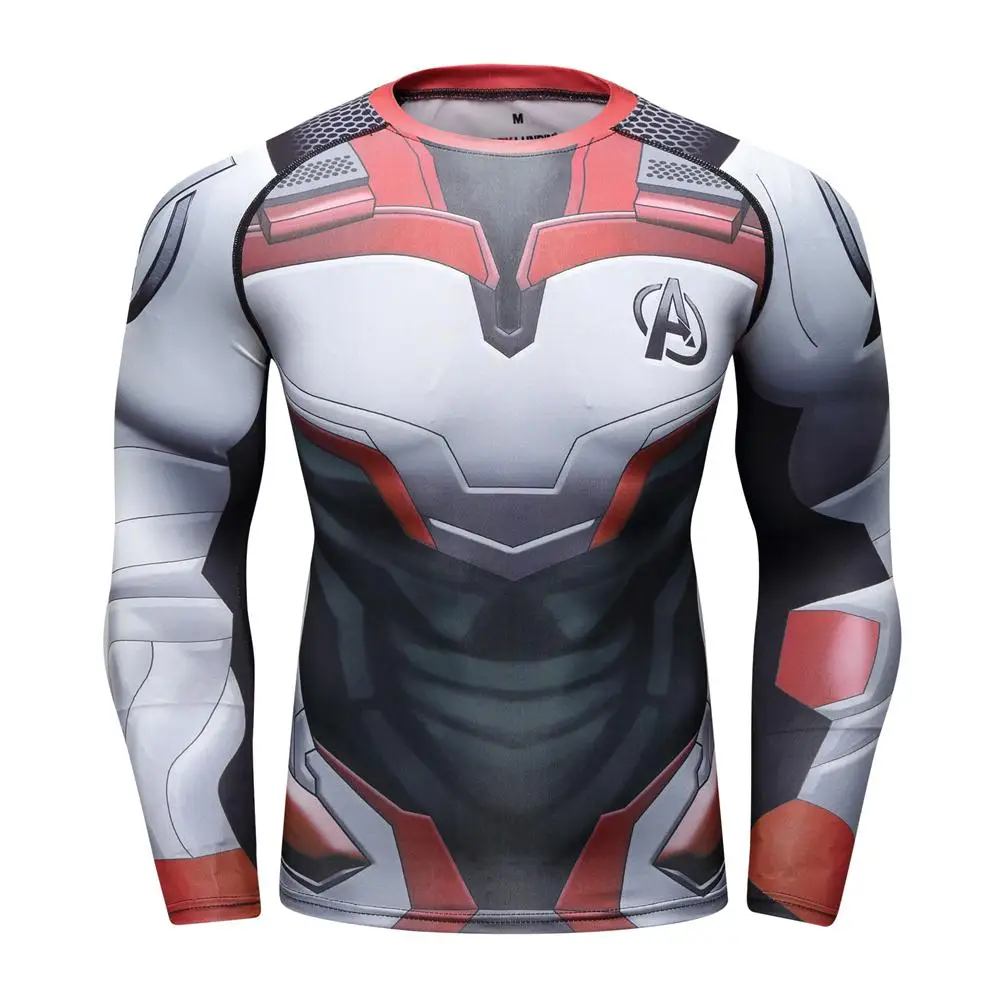 Avengers 4 Endgame Quantum War 3D Running T-Shirt Compression Tights Men Fitness Breathable Sport Rashgard Gym Cycling Clothing
Avengers 4 Endgame Quantum War 3D Running T-Shirt Compression Tights Men Fitness Breathable Sport Rashgard Gym Cycling Clothing