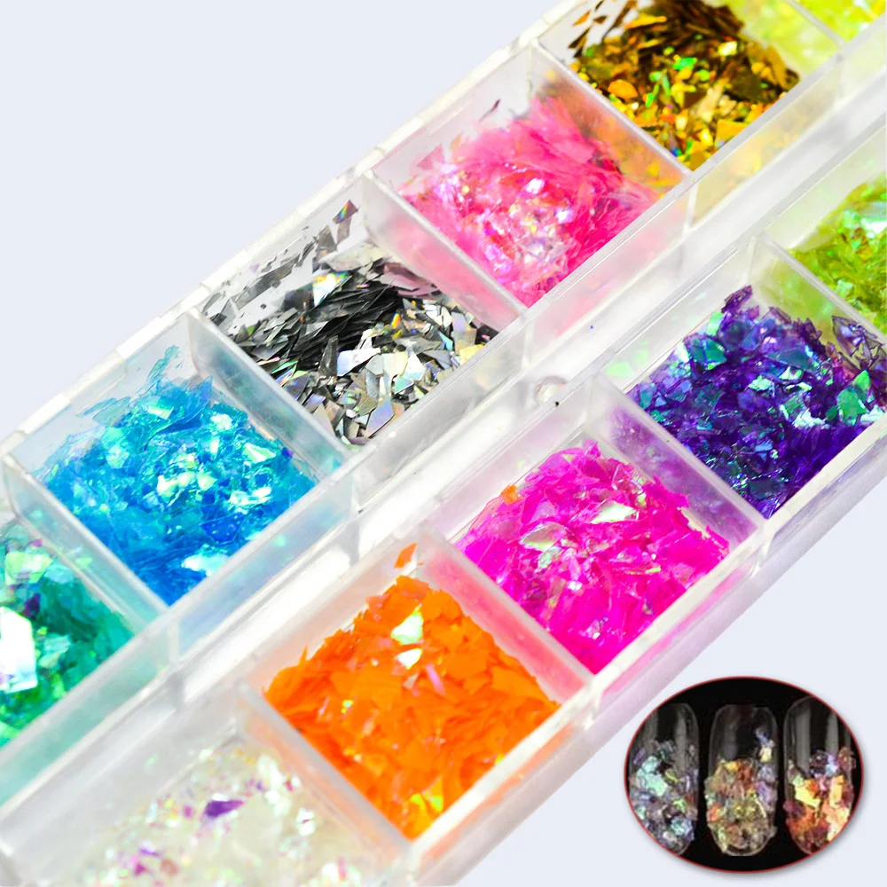 Mixed 12 Color Holographic Ice Mylay Broken Shell Nail Sequins DIY Decor Shinning Flakes Paillette for Nail Art Glitter TRBGZ
Mixed 12 Color Holographic Ice Mylay Broken Shell Nail Sequins DIY Decor Shinning Flakes Paillette for Nail Art Glitter TRBGZ