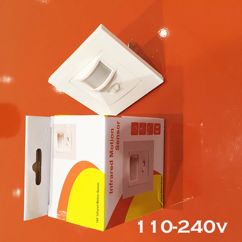Hot 160 degree high sensitivity PIR Motion Sensor Switch 110v -240v Motion Sensor Automatic wall Light Switch free shipping
Hot 160 degree high sensitivity PIR Motion Sensor Switch 110v -240v Motion Sensor Automatic wall Light Switch free shipping