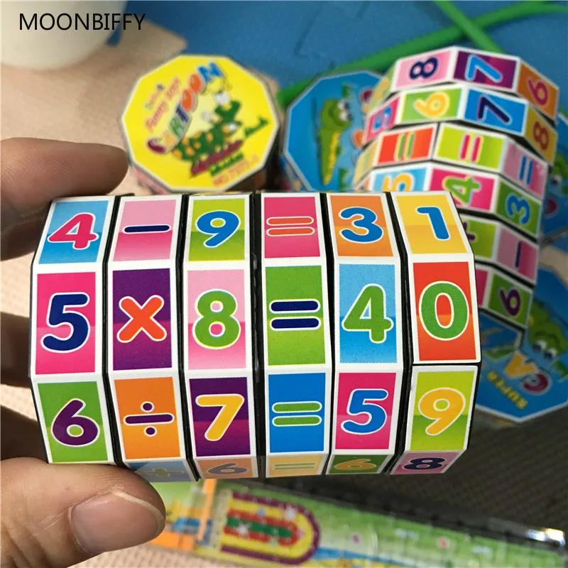 1PC Children Education Learning Math Toys Teaching Aids Puzzle Cube for Kids Math Spell Answer Baby Toys
1PC Children Education Learning Math Toys Teaching Aids Puzzle Cube for Kids Math Spell Answer Baby Toys
