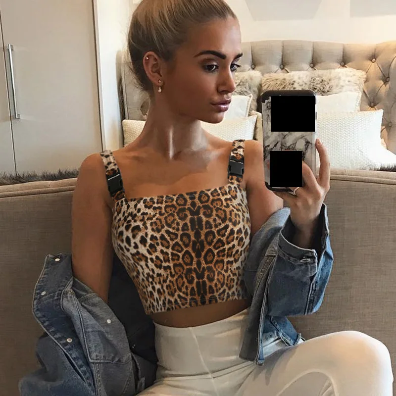 Sexy Leopard Party Top Mujer Streetwear Backless Femme Summer 2018 Tank Top Women Sexy Patchwork Bralette Crop Top Shirt
Sexy Leopard Party Top Mujer Streetwear Backless Femme Summer 2018 Tank Top Women Sexy Patchwork Bralette Crop Top Shirt
