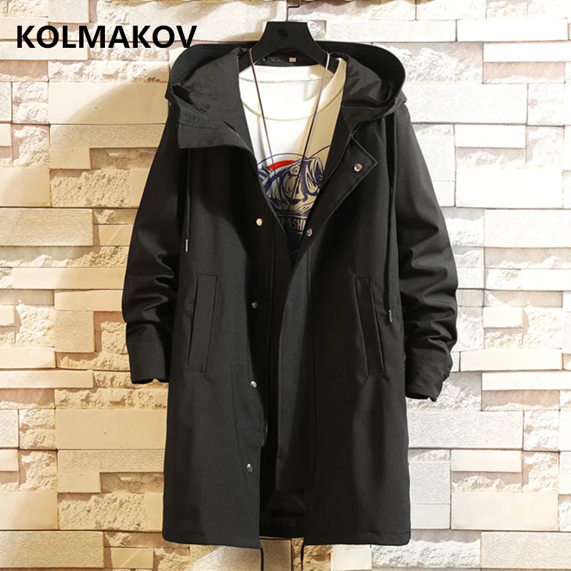 KOLMAKOV Trench Coats Men 2019 Men's cotton Casual Trench Coat M-6XL Hooded Windbreakers Male Waterproof Long Jackets men
KOLMAKOV Trench Coats Men 2019 Men's cotton Casual Trench Coat M-6XL Hooded Windbreakers Male Waterproof Long Jackets men
