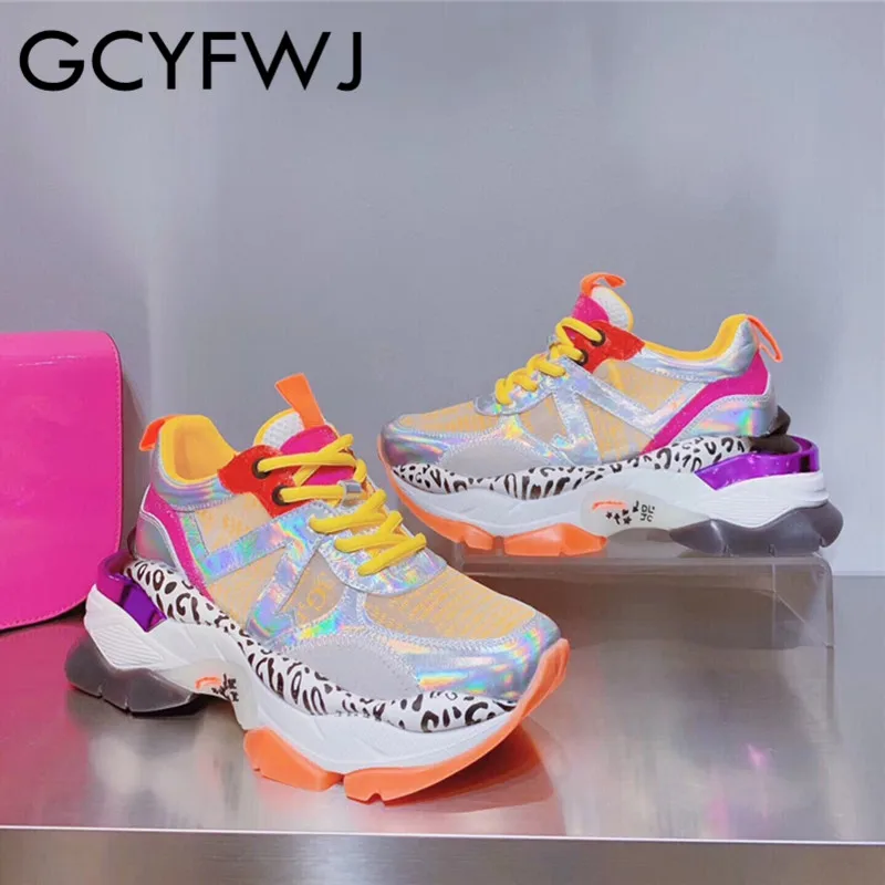GCYFWJ Sneakers Cowhide Transparent Mesh Platform Shoes Women 2019 Summer New Fashion Printed Non-slip Thick Soled Casual Shoes
GCYFWJ Sneakers Cowhide Transparent Mesh Platform Shoes Women 2019 Summer New Fashion Printed Non-slip Thick Soled Casual Shoes