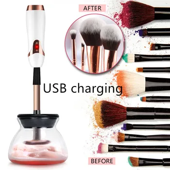 New USB Charging Electric Makeup Brush Cleaner & Dryer Set Silicone Make up Brushes Washing Cleaning Tool Machine 40#709
New USB Charging Electric Makeup Brush Cleaner & Dryer Set Silicone Make up Brushes Washing Cleaning Tool Machine 40#709