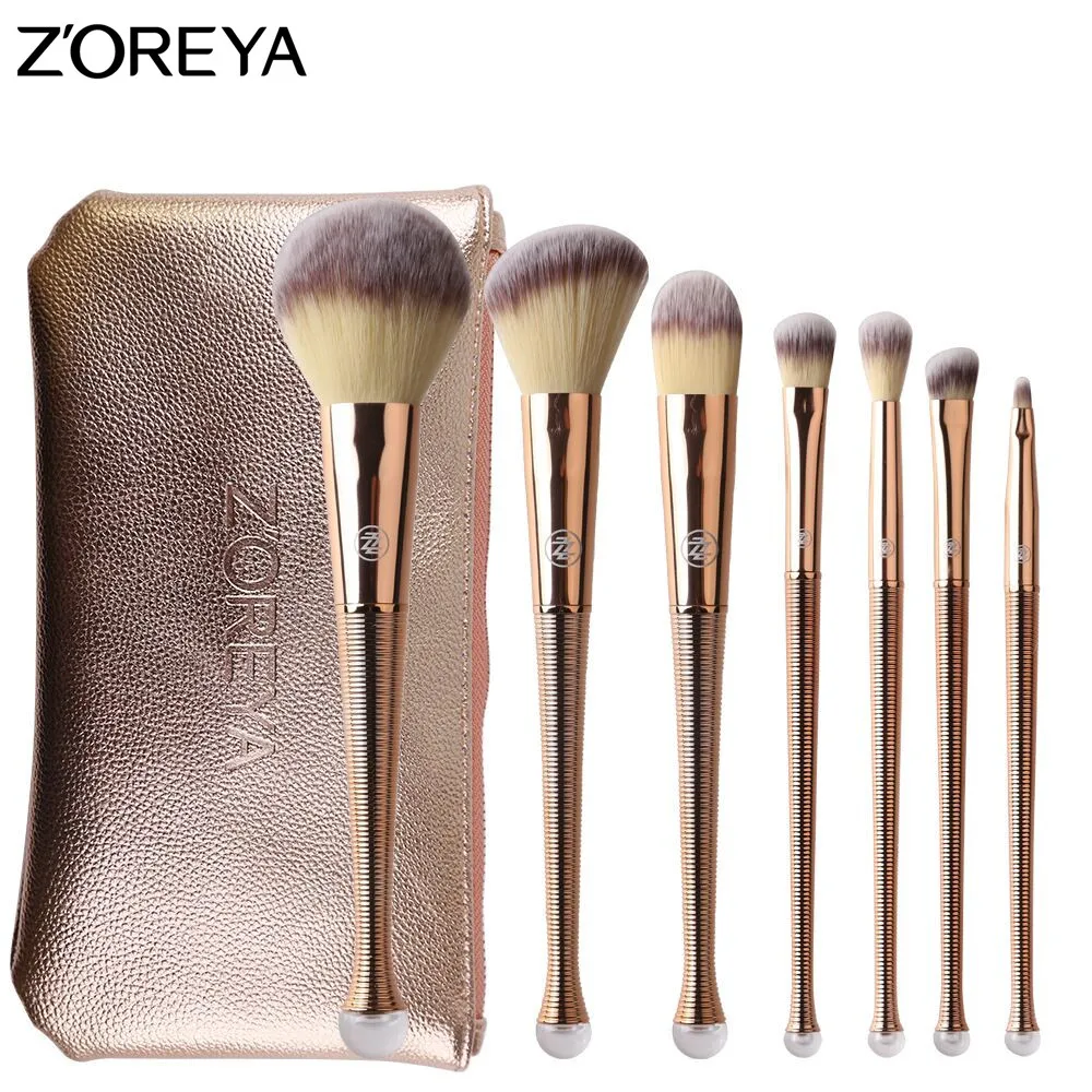 ZOREYA Mermaid Makeup Brushes 8pcs Patent Make Up Brush Set Powder Blush Foundation Blending Eye Shadow Brushes
ZOREYA Mermaid Makeup Brushes 8pcs Patent Make Up Brush Set Powder Blush Foundation Blending Eye Shadow Brushes