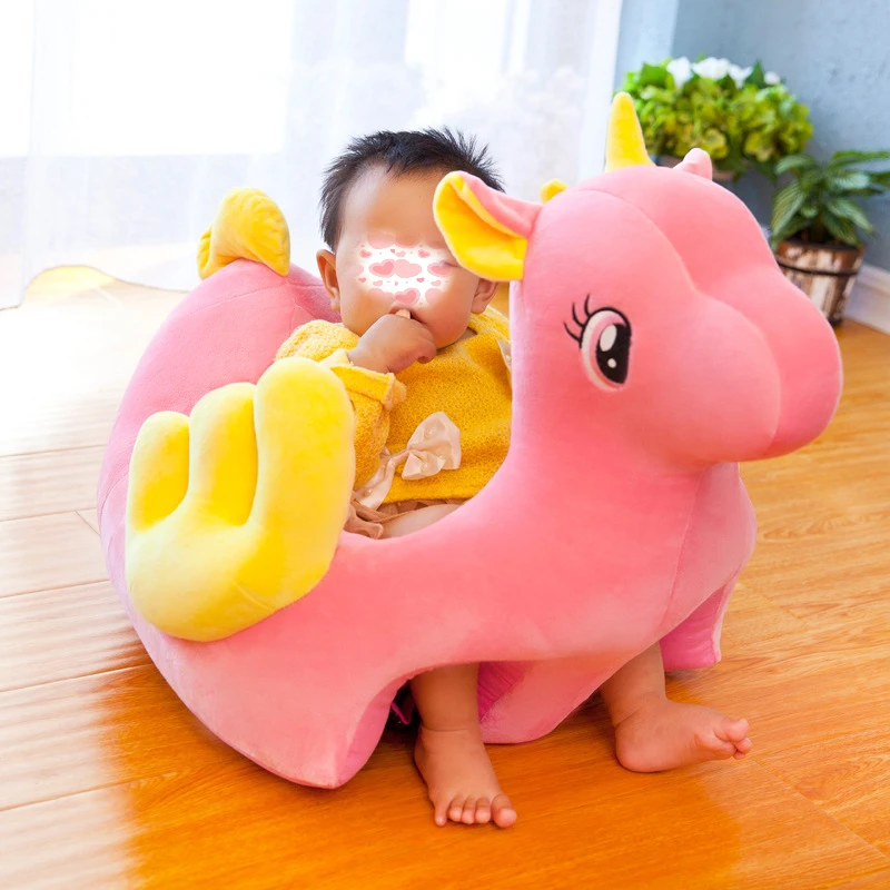 Baby Support Seat Sofa Plush Soft Animal Horse Shaped Baby Learning To Sit Keep Sitting Posture Comfortable For 0-2 Years Baby 
Baby Support Seat Sofa Plush Soft Animal Horse Shaped Baby Learning To Sit Keep Sitting Posture Comfortable For 0-2 Years Baby