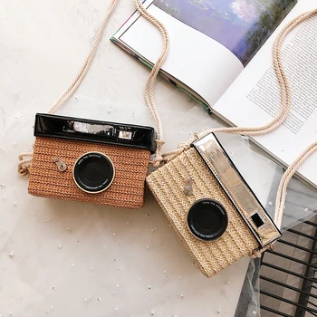Ladies Corssbody Bag For Woman 2019 Girl Mini Straw Weaving Square Camera Shaped Travel Cute Shoulder Phone Purses and Handbags
Ladies Corssbody Bag For Woman 2019 Girl Mini Straw Weaving Square Camera Shaped Travel Cute Shoulder Phone Purses and Handbags