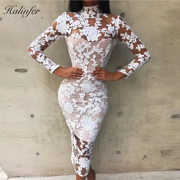 Halinfer 2019 New summer women dress sexy bodycon o neck lace bandage dress elegant club celebrity party white dresses vestidos
Halinfer 2019 New summer women dress sexy bodycon o neck lace bandage dress elegant club celebrity party white dresses vestidos