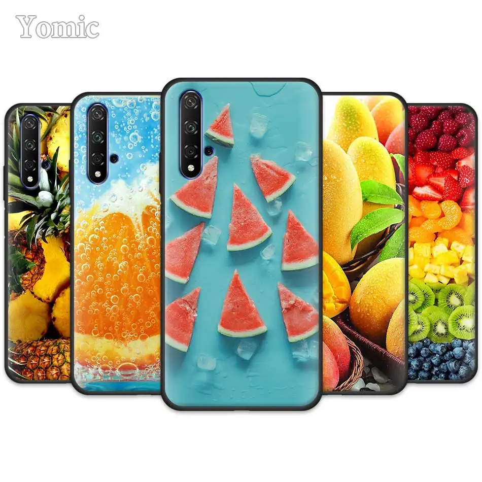 Black Silicone Case for Huawei Honor 20 Pro 9 10 20 Lite 7A 7C 7S 8A Pro 8X 8C 8S View 20 Summer fruit pineapple lemon cool Case
Black Silicone Case for Huawei Honor 20 Pro 9 10 20 Lite 7A 7C 7S 8A Pro 8X 8C 8S View 20 Summer fruit pineapple lemon cool Case